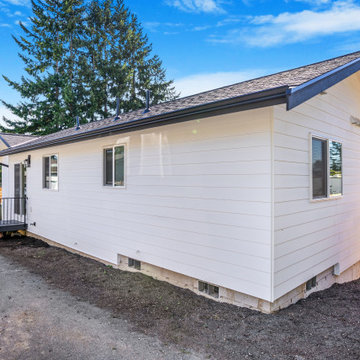 Side and Rear Elevation with Lap Siding and Back Entry – Snohomish Unit 2