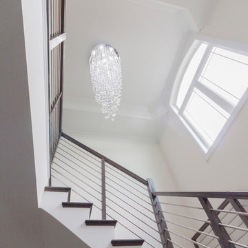 Project #50 | Geometric Staircase with Contrasting Tones
