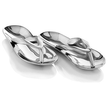 Chancla Polished Sandals, Pair