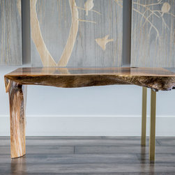 Waterfall Edge Slab Table - Coffee Tables
