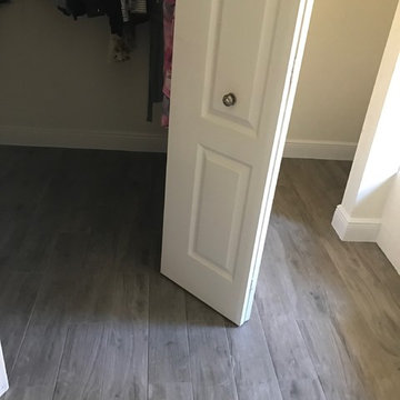 Luxury vinyl plank floors