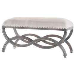 Farmhouse Upholstered Benches by Mylightingsource