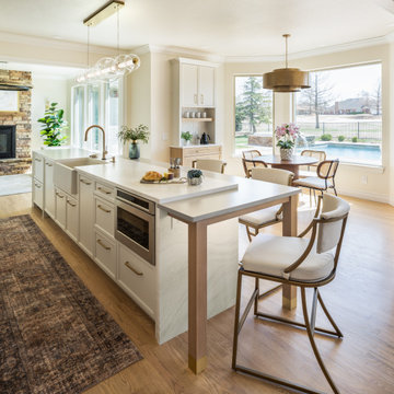 Stunning Transitional Kitchen Design Remodel in Oak Tree, Edmond
