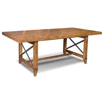 Buckhorn Rustic Dining Table, 84x42x30