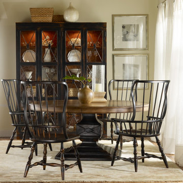 Sanctuary Ebony Finish Dining Room