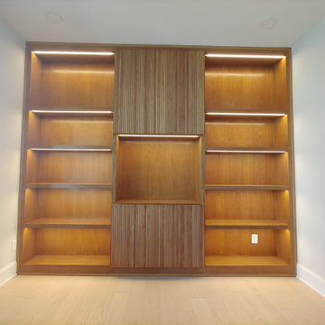 Mahogany Office Built-ins