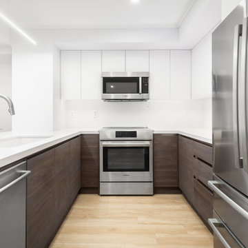 Modern kitchen cabinets