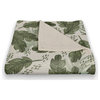 Tropical Leaves Pattern 50"x60" Coral Fleece Blanket