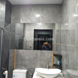 Frameless Wall Mirror &ndash; Supply & Install &ndash; SGFrames - Products