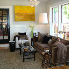 brown sofa