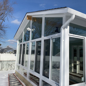 Elk Grove Village, IL Three Season Gable Sunroom