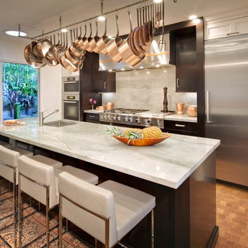Hollywood Hills Transitional Kitchen