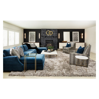 Hotel Inspired Basement Remodel- Ashburn, VA - Contemporary - Basement ...