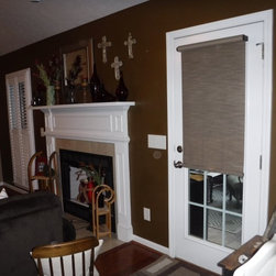 Shutter and cordless Roller Shade - Interior Shutters