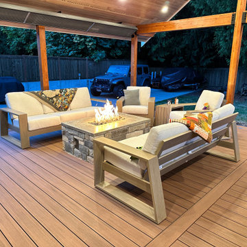 Multi-Angle Covered Deck
