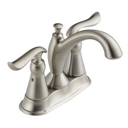 Delta Linden&trade; Two Handle Centerset Lavatory Faucet - Bathroom Sink Faucets