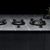 Cima 24" Gas Cooktop with 3 Brass Burners