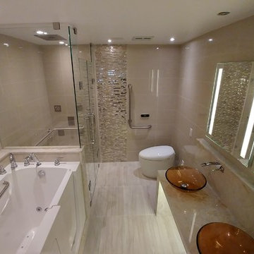 Condominium Washroom renovation Handicap accessible