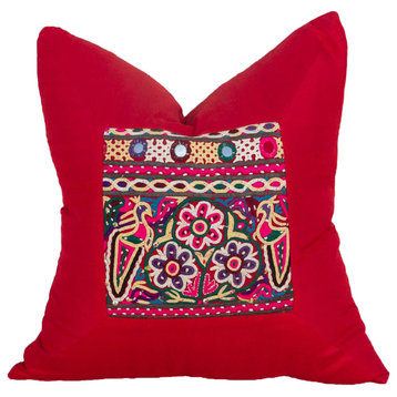 Alina Indian Silk Decorative Pillow