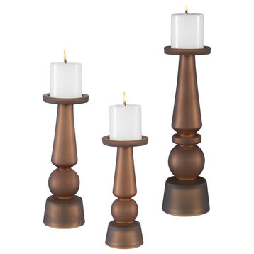 Uttermost UT-18045 Candleholders, 3-Piece Set from the Cassiopeia