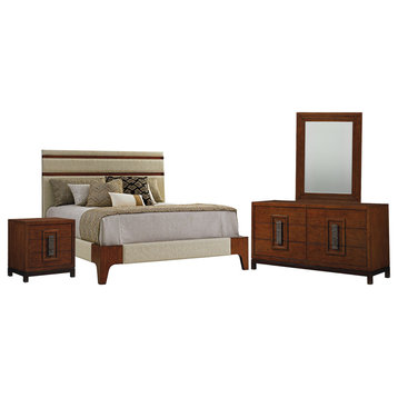 Tommy Bahama Home Island Fusion Bedroom Set With Queen Bed