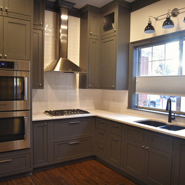 Custom Kitchen featuring Shiloh Cabinetry, Cambria Quartz, and Bosch Appliances