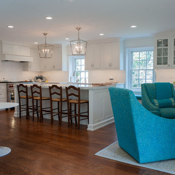 Kitchen Remodel and Living Room Addition in Villanova, PA
