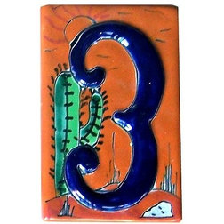 Southwestern House Numbers by Fine Crafts & Imports