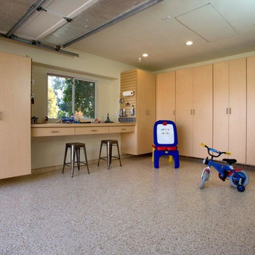 Garage - Vermont Maple with epoxy flooring
