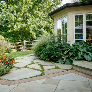 Flagstone Patios, Cook Station and Pergola