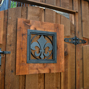 Gate with Ornamental Hardware (Project #412)