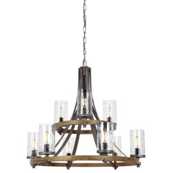 Rustic Chandeliers by Designer Lighting and Fan