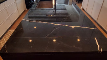 Nero Marquina Island Top refinishing