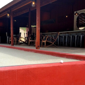 Bocce Court and Horseshoe court at Dancing Apache Winery