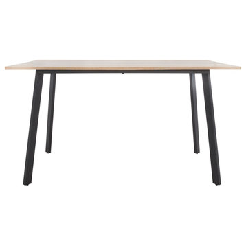 Safavieh Leith Dining Table, Natural/Black