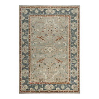 Safavieh TLP718A-6R Total Performance Hand Hooked Round Rug, Soft