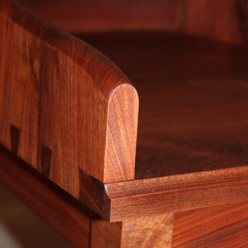 Walnut Desk with tapered sides
