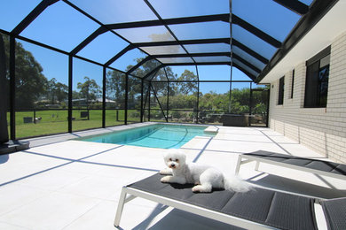 This is an example of a sunroom in Brisbane.