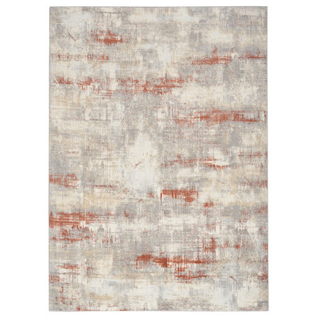 Calvin Klein CK950 Rush 5'3" x 7'3" Ivory/Multi Modern Indoor Area Rug