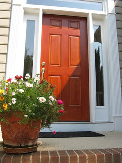 Staining A Textured Fiberglass Door