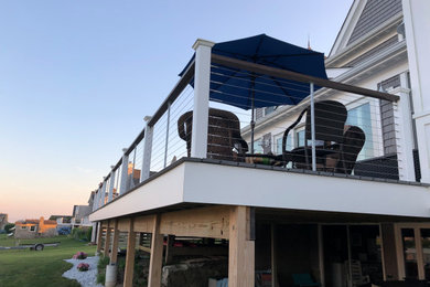 Inspiration for a deck remodel in New York