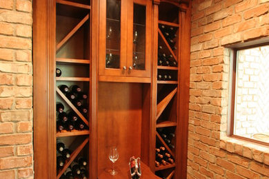 Inspiration for a timeless wine cellar remodel in Atlanta