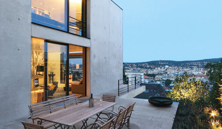 Architektur: Weite Aussicht in steiler Stuttgarter Hanglage