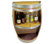 Split Barrel Shelf, handcrafted with reclaimed wine barrel, 36"H x 26"W x 13"D