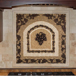 Handcrafted mosaic mural for kitchen backsplash - Tile