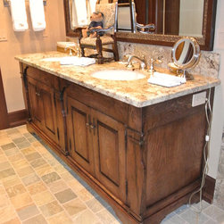 Rustic White Oak Vanity - Bathroom Vanities And Sink Consoles