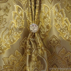 Swarovski crystals hand beading - Curtains