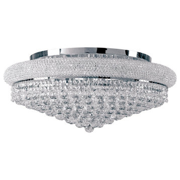 Artistry Lighting Primo Collection Chandelier Flush Mount 20x10, Chrome