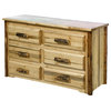 Glacier Country Collection 6 Drawer Dresser