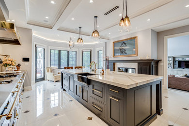 Example of a tuscan kitchen design in Other